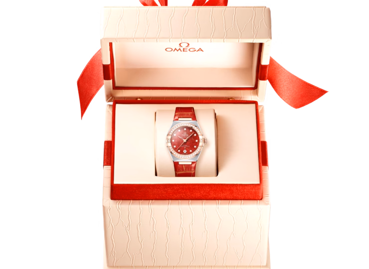 OMEGA コンステレーション 29mm レッド文字盤 131.28.29.20.99.002
