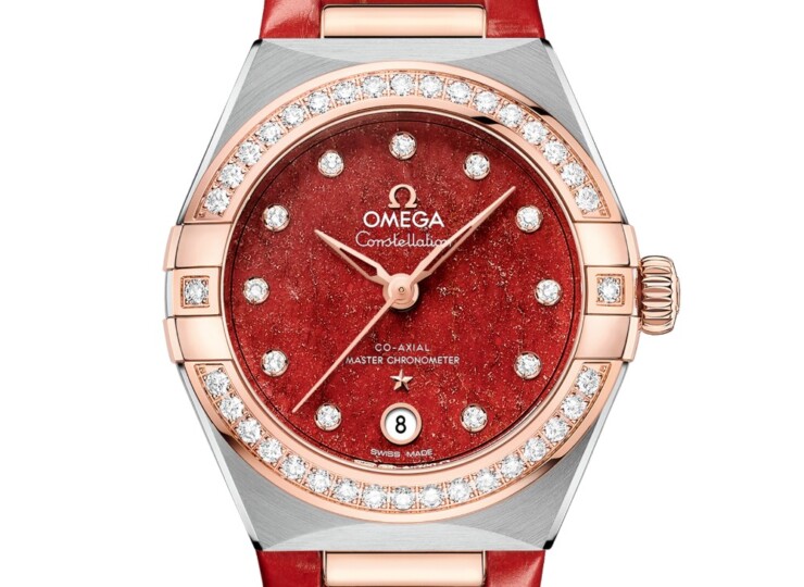OMEGA コンステレーション 29mm レッド文字盤 131.28.29.20.99.002