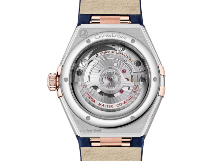 OMEGA コンステレーション 29mm ブルー文字盤 ステンレススティール&セドナゴールド 131.28.29.20.99.003