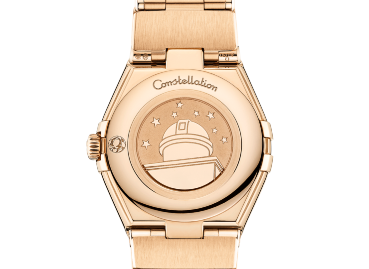 OMEGA コンステレーション 25mm ホワイト文字盤 ムーンシャインゴールド 131.55.25.60.55.003