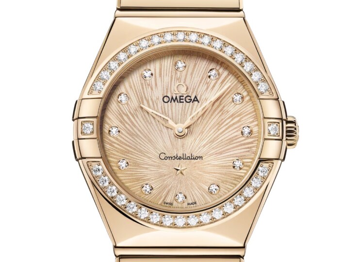 OMEGA コンステレーション 28mm イエロー文字盤 131.55.28.60.58.001