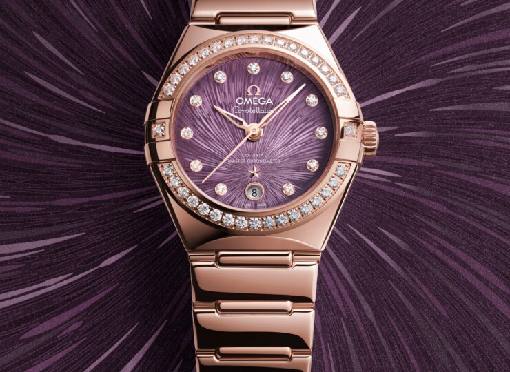 OMEGA コンステレーション 29mm バイオレット文字盤 131.55.29.20.60.001