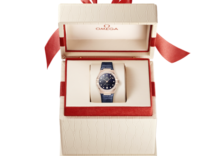 OMEGA コンステレーション 29mm ブルー文字盤 セドナゴールド 131.58.29.20.53.003