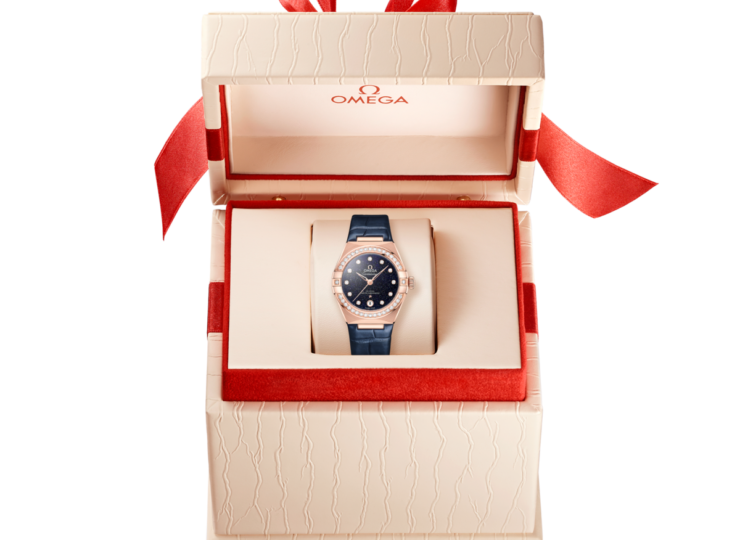 OMEGA コンステレーション 29mm ブルー文字盤 セドナゴールド 131.58.29.20.53.003 外箱