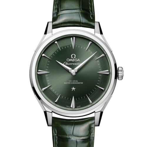 OMEGA コンステレーション オブザーバトリー 39.4mm グリーン文字盤 O-MEGAスティール 140.13.39.21.10.001