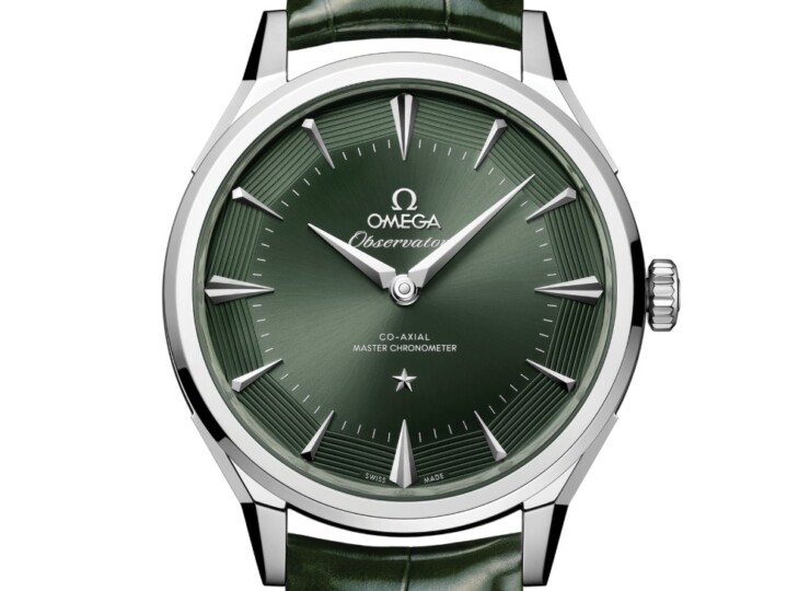 OMEGA コンステレーション オブザーバトリー 39.4mm グリーン文字盤 O-MEGAスティール 140.13.39.21.10.001