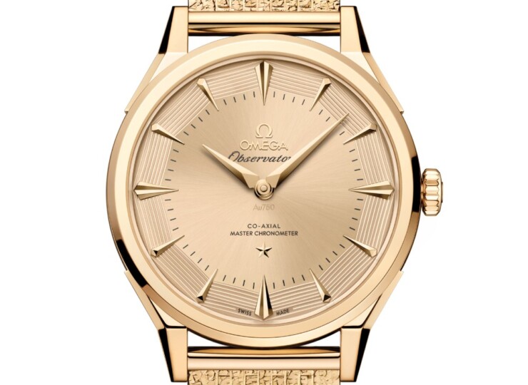 OMEGA コンステレーション オブザーバトリー 39.4mm イエロー文字盤 ムーンシャインゴールド ブレスレット 140.50.39.21.99.001