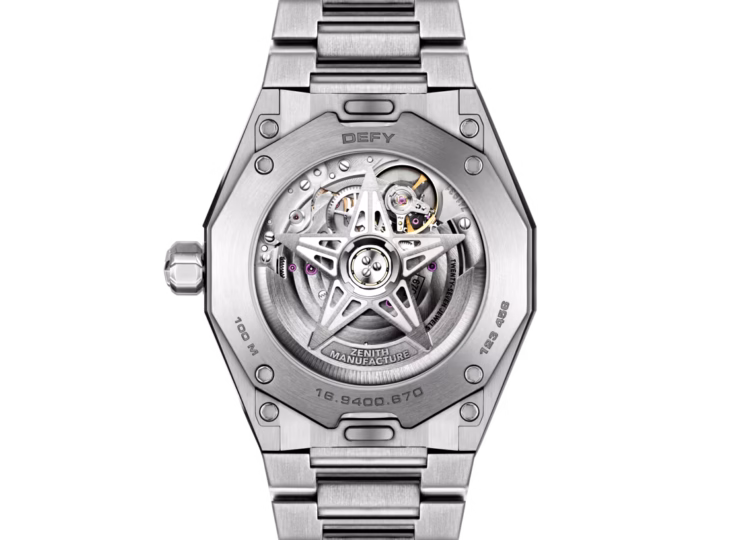 ZENITH デファイ スカイライン 36mm シルバー文字盤 ステンレススチール・ダイヤモンドセッティング 16.9400.670/01.I001