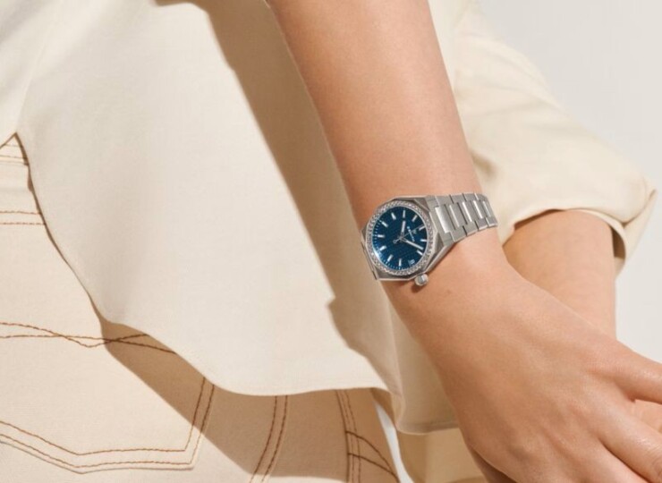 ZENITH デファイ スカイライン 36mm ブルー文字盤 ステンレススチール・ダイヤモンドベゼル 16.9400.670/51.I001