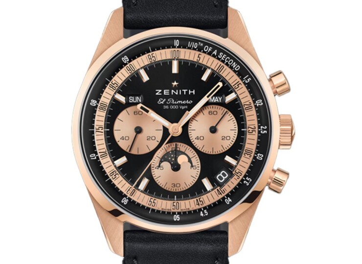 ZENITH クロノマスター オリジナル トリプルカレンダー 38mm ブラック文字盤 18.3400.3610/21.C911