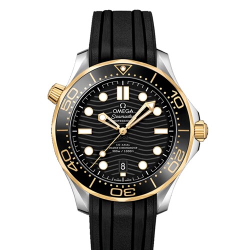 シーマスター ダイバー300M 42mm ブラック文字盤 ステンレススティール＆イエローゴールド