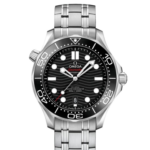 シーマスター ダイバー300M 42mm ブラック文字盤 ステンレススティール ブレスレット