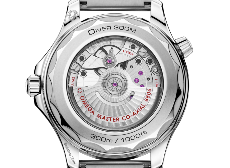 OMEGA シーマスター ダイバー300M 42mm ブラック文字盤 オレンジアクセント メッシュブレスレット 210.30.42.20.01.018