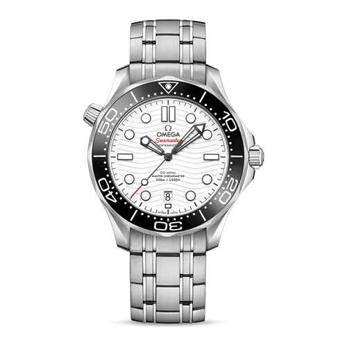 OMEGA シーマスター ダイバー300M 42mm ホワイト文字盤 ステンレススティール ブレスレット 210.30.42.20.04.001