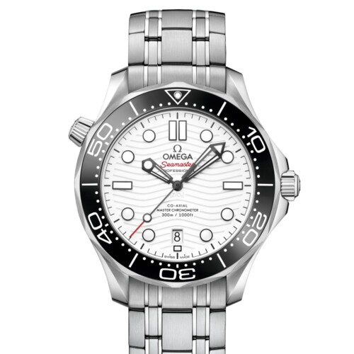 シーマスター ダイバー300M 42mm ホワイト文字盤 ステンレススティール ブレスレット