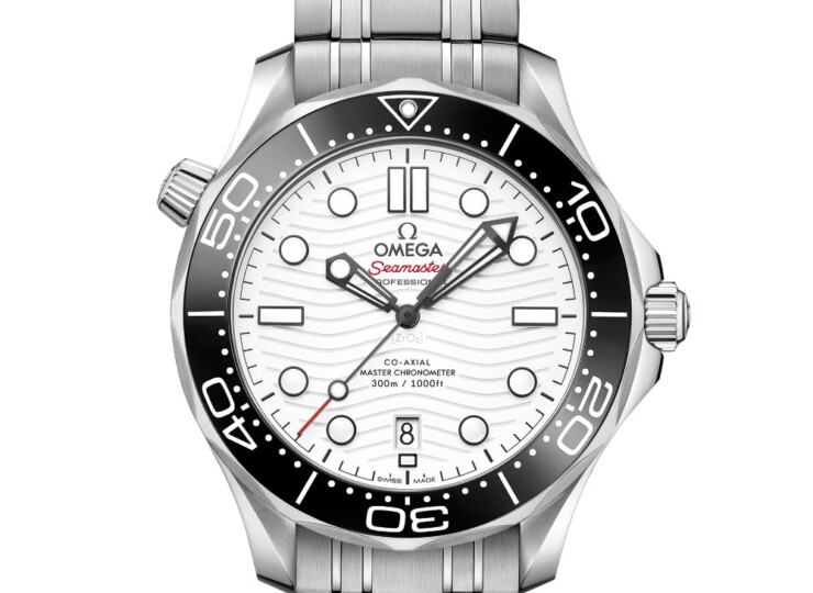 OMEGA シーマスター ダイバー300M 42mm ホワイト文字盤 ステンレススティール ブレスレット 210.30.42.20.04.001