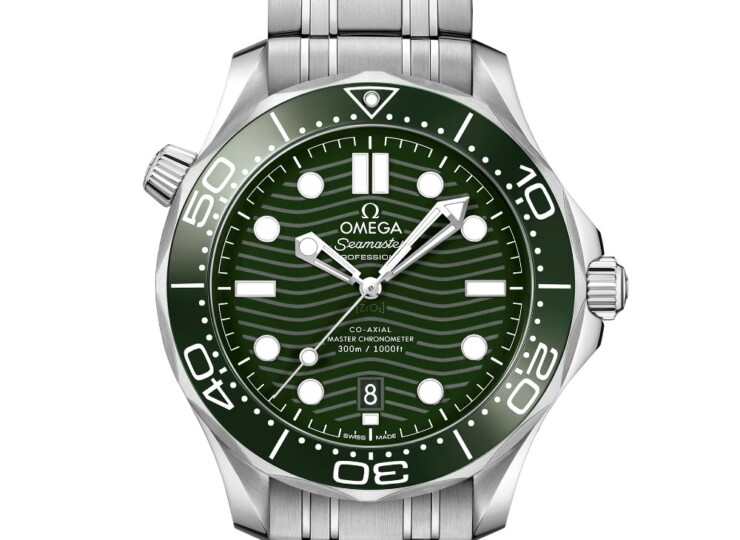 OMEGA シーマスター ダイバー300M 42mm グリーン文字盤 ステンレススティール ブレスレット 210.30.42.20.10.001
