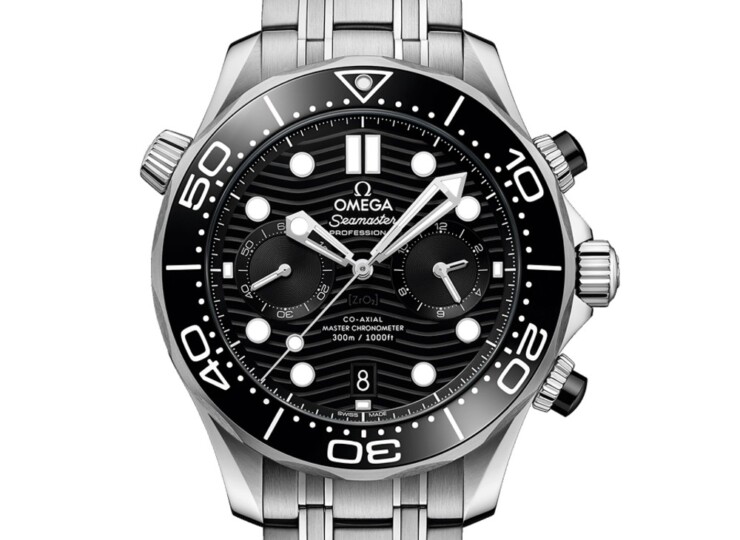 OMEGA シーマスター ダイバー300M クロノグラフ 44mm ブラック文字盤 ステンレススティール 210.30.44.51.01.001