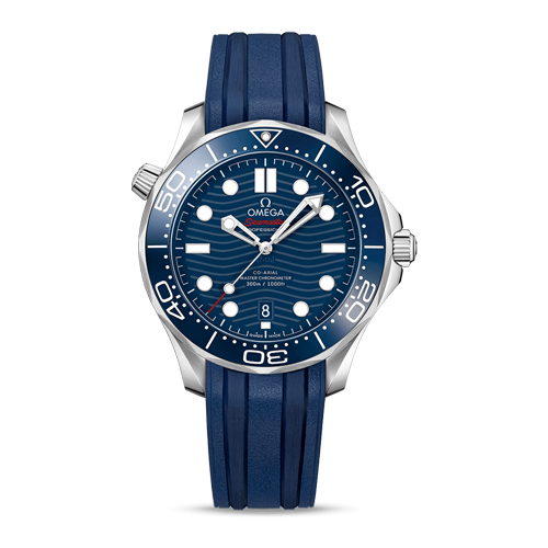 OMEGA シーマスター ダイバー300M 42mm ブルー文字盤 ステンレススティール ラバーストラップ 210.32.42.20.03.001