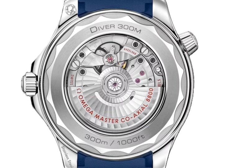 OMEGA シーマスター ダイバー300M 42mm グレー文字盤 ステンレススティール ブルー・ラバーストラップ 210.32.42.20.06.001