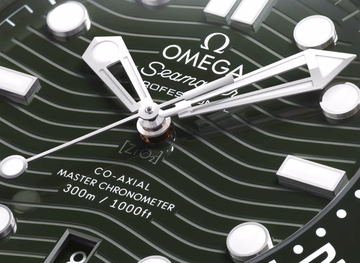 OMEGA シーマスター ダイバー300M 42mm グリーン文字盤 ステンレススティール ラバーストラップ 210.32.42.20.10.001