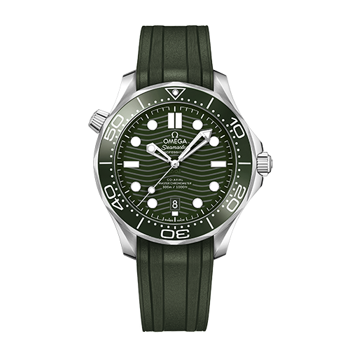OMEGA シーマスター ダイバー300M 42mm グリーン文字盤 ステンレススティール ラバーストラップ 210.32.42.20.10.001