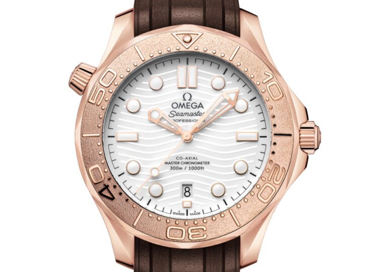 OMEGA シーマスター ダイバー300M 42mm ホワイト文字盤 セドナゴールド 210.52.42.20.04.001