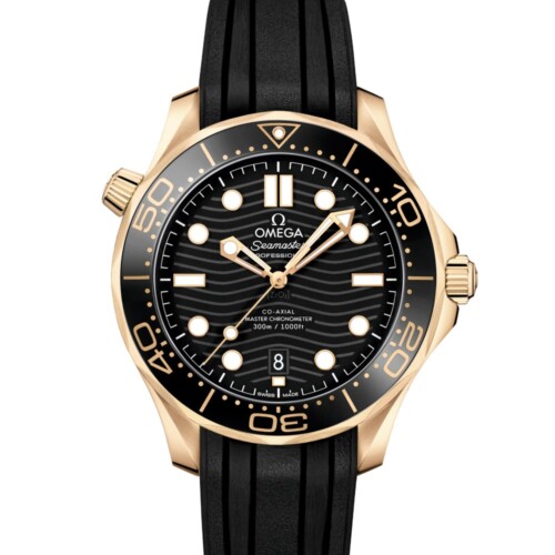 シーマスター ダイバー300M 42mm ブラック文字盤 ムーンシャインゴールド