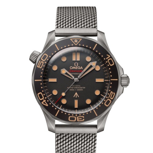 シーマスター ダイバー300M 42mm 007 エディション ブラウン文字盤 チタン ブレスレット