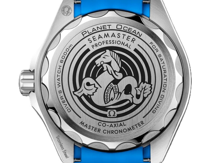 OMEGA シーマスター プラネットオーシャン 6000M ウルトラディープ 45.5mm ブルー文字盤 O-MEGAスティール ラバーストラップ 215.32.46.21.03.001