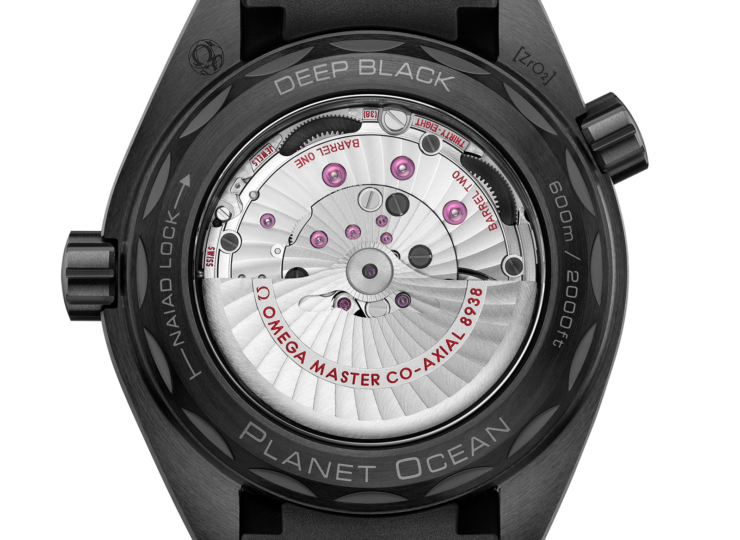 OMEGA シーマスター プラネットオーシャン 600M GMT ワールドタイマー 45.5mm ブラック文字盤 ブラックセラミック ブラック・ラバーストラップ ターコイズ・アクセント 215.92.46.22.01.006