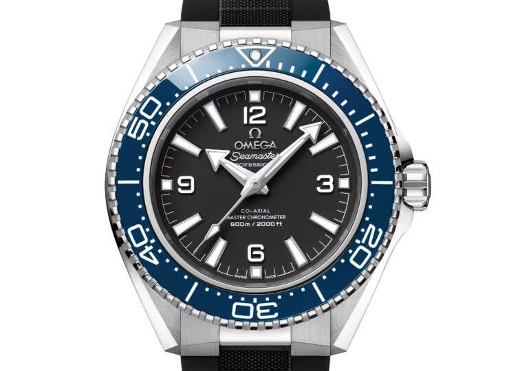 OMEGA シーマスター プラネットオーシャン 600M 42mm ブラック文字盤 ブルーセラミックベゼル ラバーストラップ 217.32.42.21.01.002