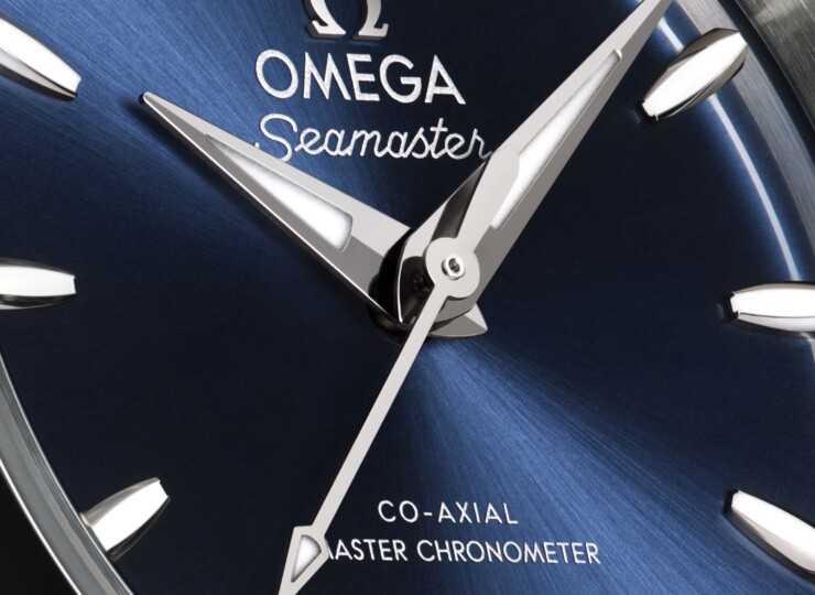 OMEGA シーマスター アクアテラ 150M 30mm ブルー文字盤 220.10.30.20.03.001