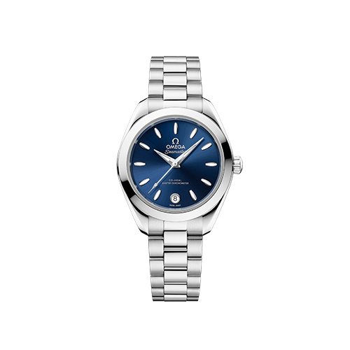 OMEGA シーマスター アクアテラ 150M 30mm ブルー文字盤 220.10.30.20.03.001