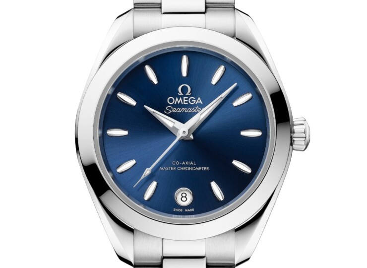 OMEGA シーマスター アクアテラ 150M 30mm ブルー文字盤 220.10.30.20.03.001