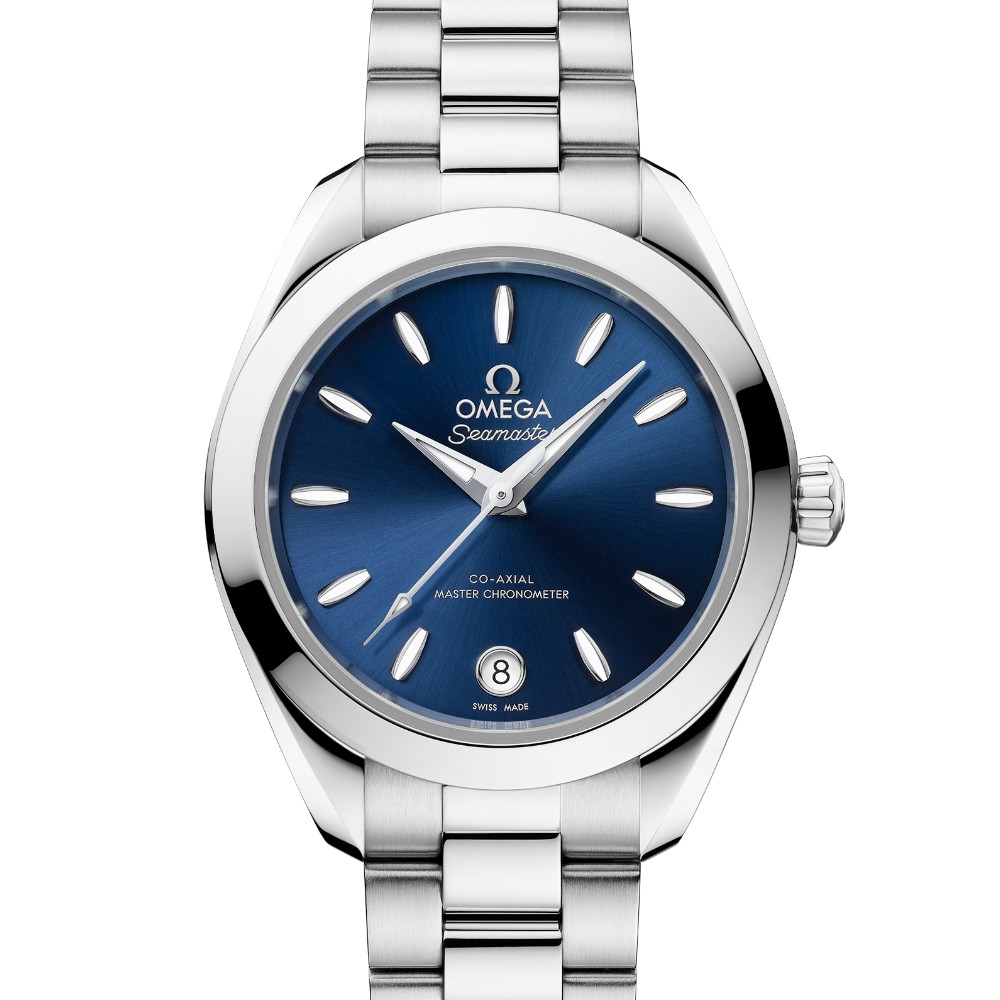 OMEGA シーマスター アクアテラ 150M 30mm ブルー文字盤 220.10.30.20.03.001
