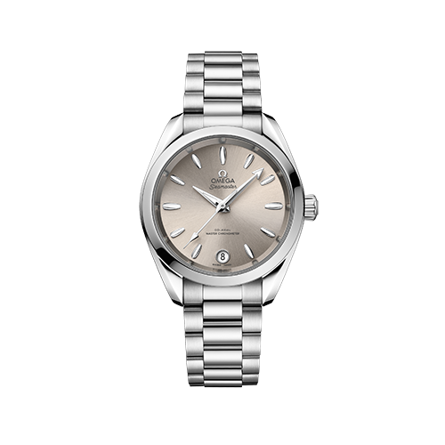 OMEGA シーマスター アクアテラ 150M シェード 34mm サンドストーン文字盤 220.10.34.20.09.001