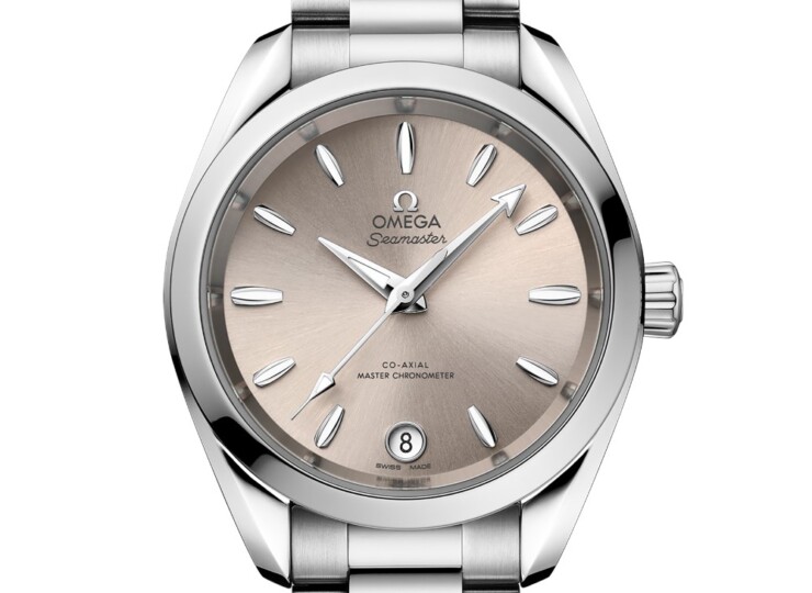 OMEGA シーマスター アクアテラ 150M シェード 34mm サンドストーン文字盤 220.10.34.20.09.001