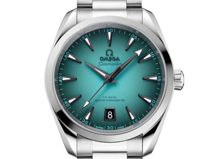 OMEGA シーマスター アクアテラ 150M 38mm ターコイズ文字盤 ステンレススティール ブレスレット 220.10.38.20.03.005