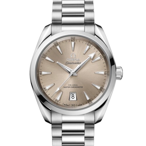 シーマスター アクアテラ 150M シェード 38mm サンドストーン文字盤 ステンレススティール
