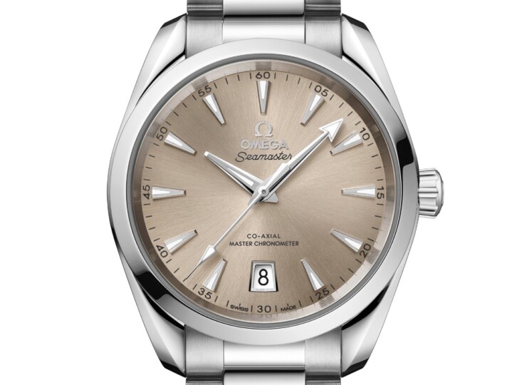 OMEGA シーマスター アクアテラ 150M シェード 38mm サンドストーン文字盤 ステンレススティール 220.10.38.20.09.001