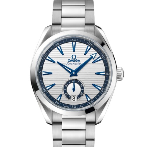 シーマスター アクアテラ 150M スモールセコンド 41mm シルバーブルー文字盤