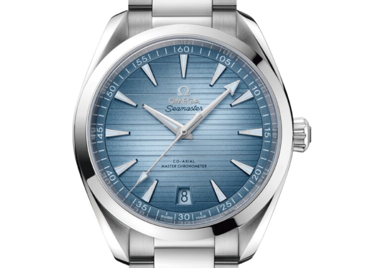 OMEGA シーマスター アクアテラ 150M 41mm サマーブルー ブルー文字盤 ステンレススティール ブレスレット 220.10.41.21.03.005
