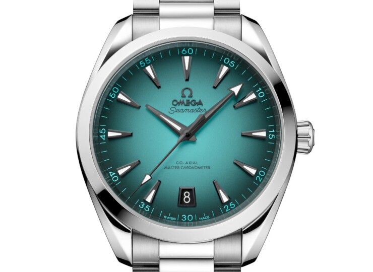 OMEGA シーマスター アクアテラ 150M 41mm ターコイズ文字盤 ステンレススティール ブレスレット 220.10.41.21.03.006