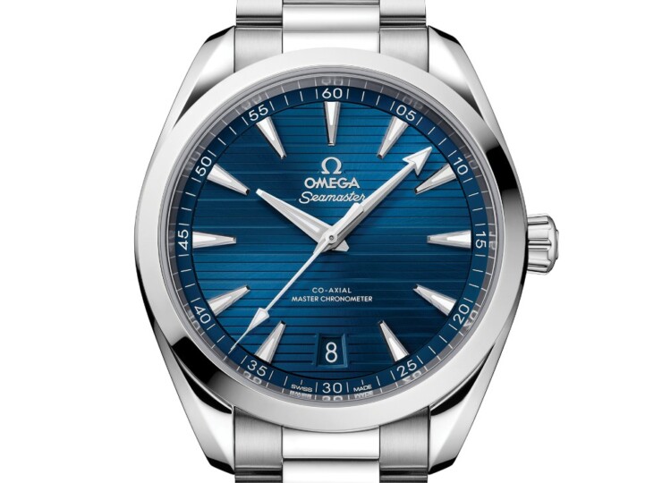 OMEGA シーマスター アクアテラ 150M 41mm ブルー文字盤 ステンレススティール ブレスレット 220.10.41.21.03.007