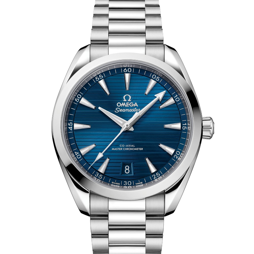OMEGA シーマスター アクアテラ 150M 41mm ブルー文字盤 220.10.41.21.03.007