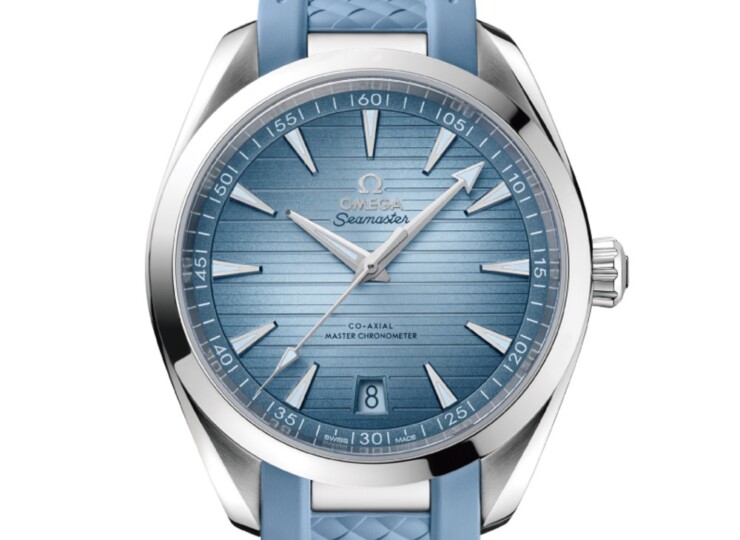 OMEGA シーマスター アクアテラ 150M 41mm サマーブルー ブルー文字盤 ステンレススティール ラバーストラップ 220.12.41.21.03.008
