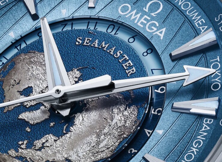 OMEGA シーマスター アクアテラ 150M GMT ワールドタイマー 43mm サマーブルー ブルー文字盤 220.12.43.22.03.002