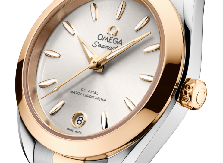 OMEGA シーマスター アクアテラ 150M 30mm シルバー文字盤 ステンレススティール＆ムーンシャインゴールド 220.20.30.20.02.001