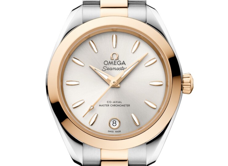 OMEGA シーマスター アクアテラ 150M 30mm シルバー文字盤 ステンレススティール＆ムーンシャインゴールド 220.20.30.20.02.001